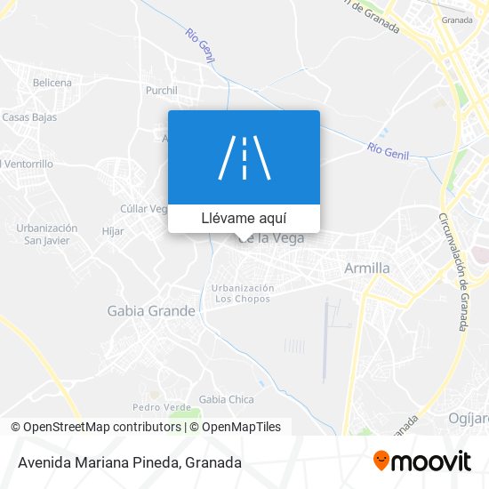 Mapa Avenida Mariana Pineda