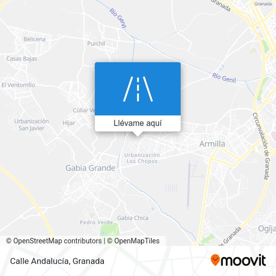 Mapa Calle Andalucía