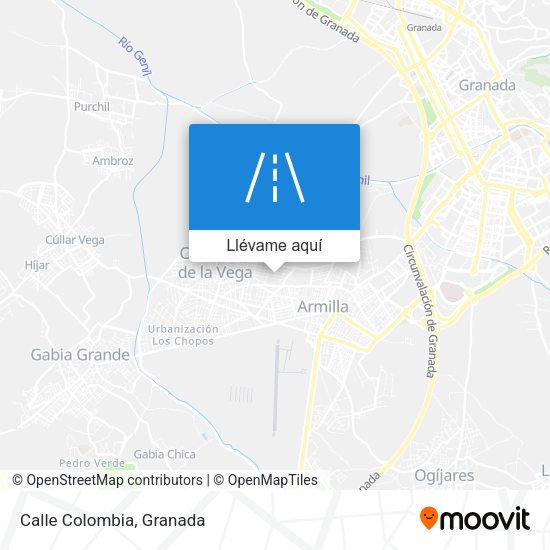 Mapa Calle Colombia