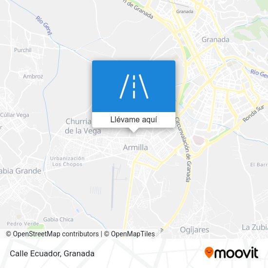 Mapa Calle Ecuador