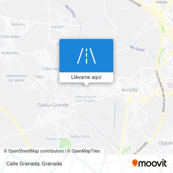 Mapa Calle Granada