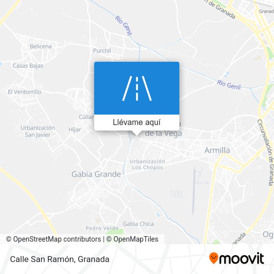 Mapa Calle San Ramón