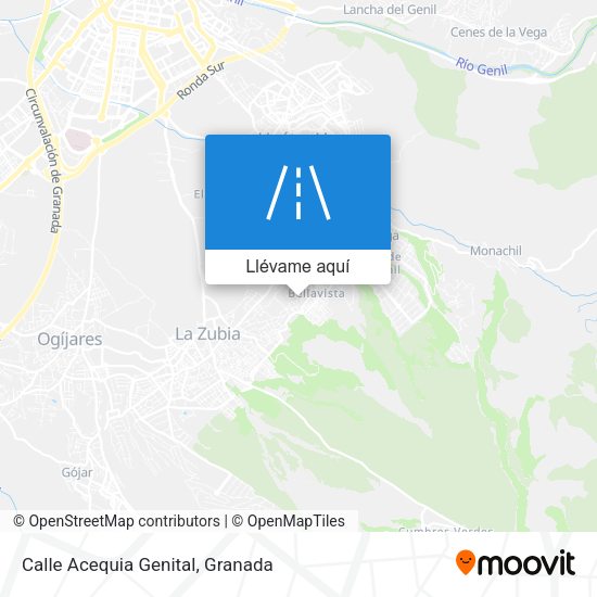 Mapa Calle Acequia Genital