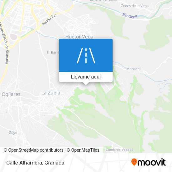 Mapa Calle Alhambra