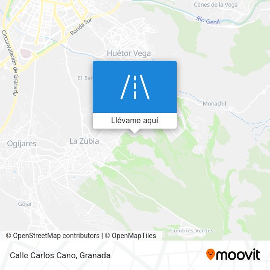 Mapa Calle Carlos Cano