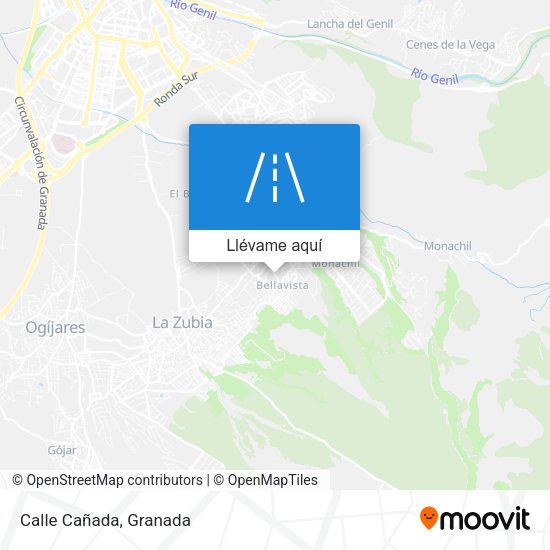 Mapa Calle Cañada