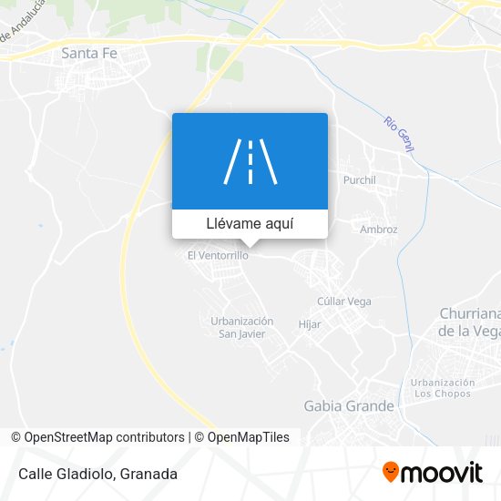Mapa Calle Gladiolo