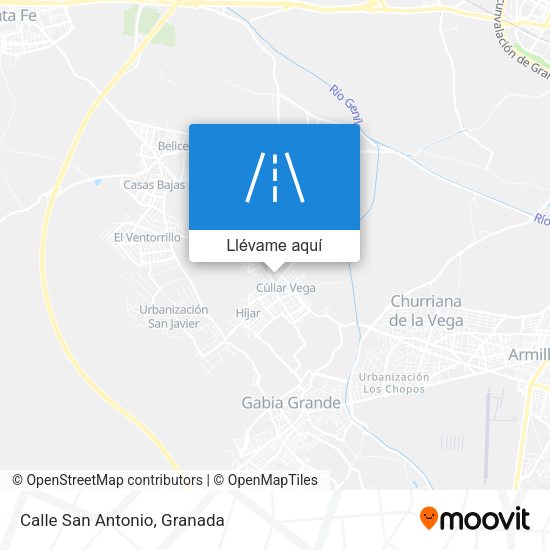 Mapa Calle San Antonio