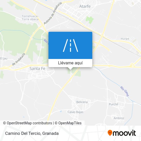 Mapa Camino Del Tercio