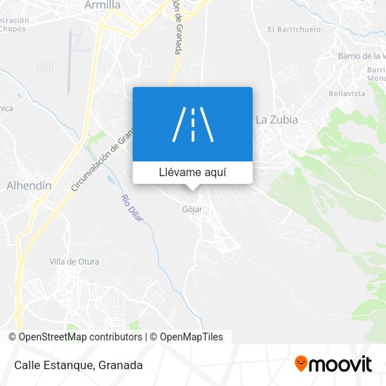 Mapa Calle Estanque