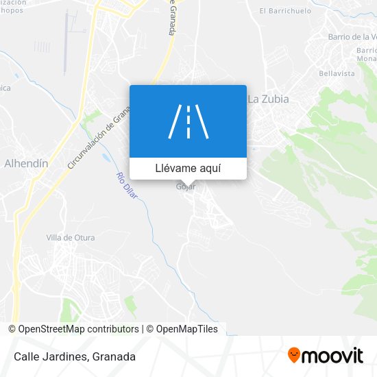 Mapa Calle Jardines