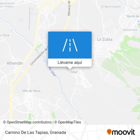 Mapa Camino De Las Tapias