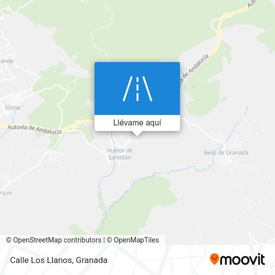 Mapa Calle Los Llanos