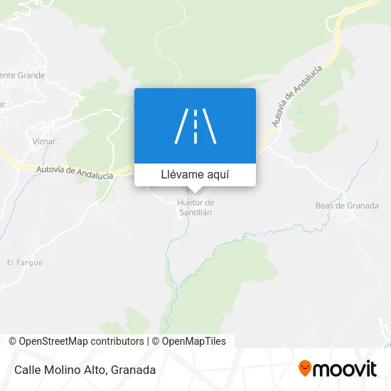 Mapa Calle Molino Alto