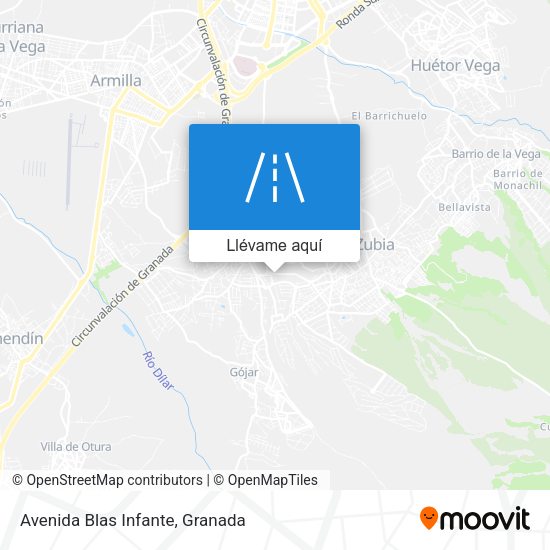 Mapa Avenida Blas Infante