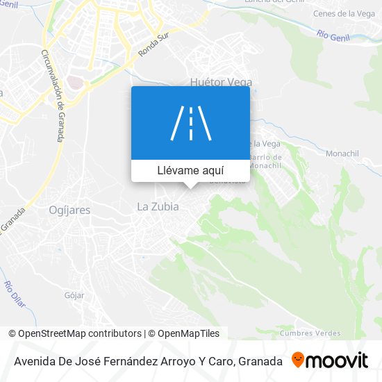 Mapa Avenida De José Fernández Arroyo Y Caro