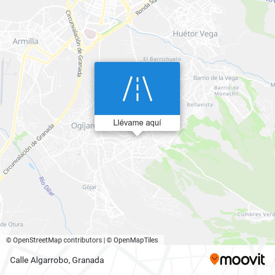 Mapa Calle Algarrobo