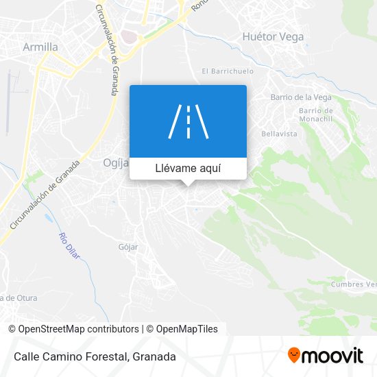 Mapa Calle Camino Forestal