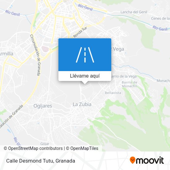 Mapa Calle Desmond Tutu