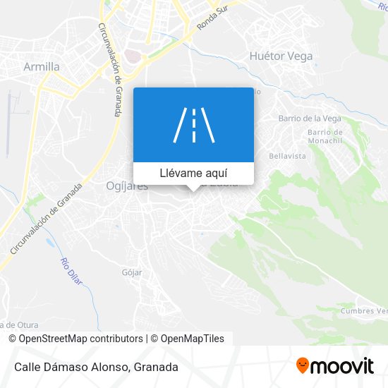 Mapa Calle Dámaso Alonso