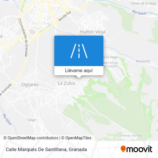 Mapa Calle Marqués De Santillana