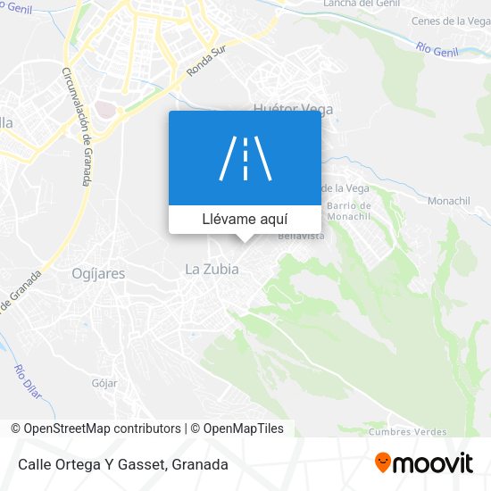 Mapa Calle Ortega Y Gasset