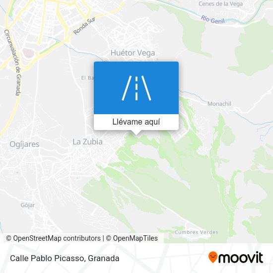 Mapa Calle Pablo Picasso