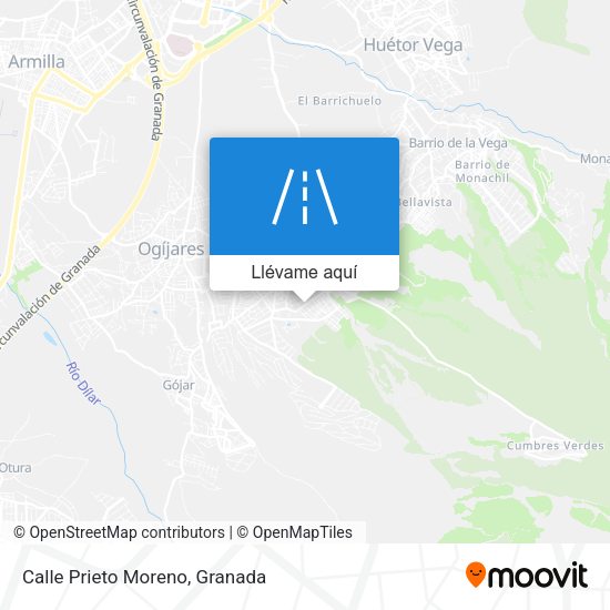 Mapa Calle Prieto Moreno