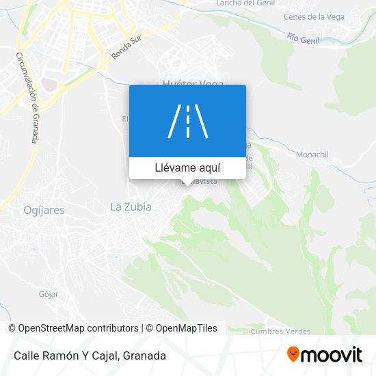 Mapa Calle Ramón Y Cajal