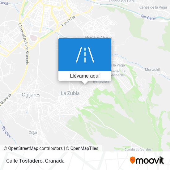 Mapa Calle Tostadero
