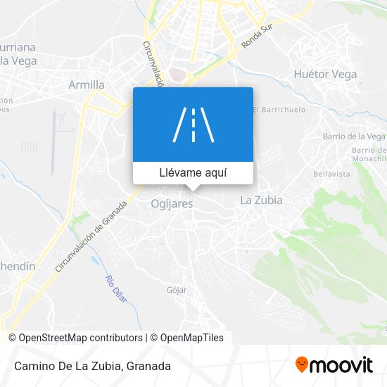 Mapa Camino De La Zubia