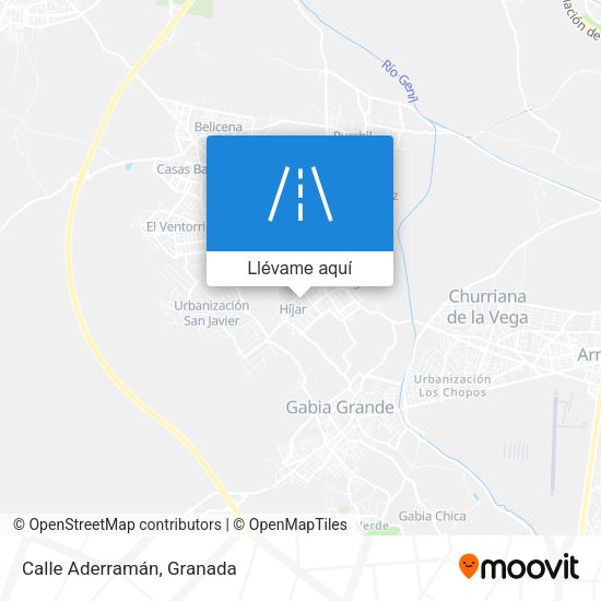 Mapa Calle Aderramán