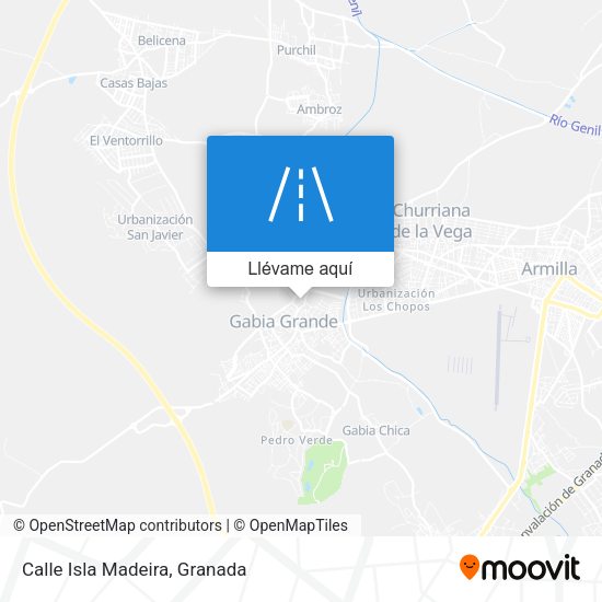 Mapa Calle Isla Madeira