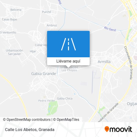 Mapa Calle Los Abetos