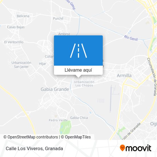 Mapa Calle Los Viveros