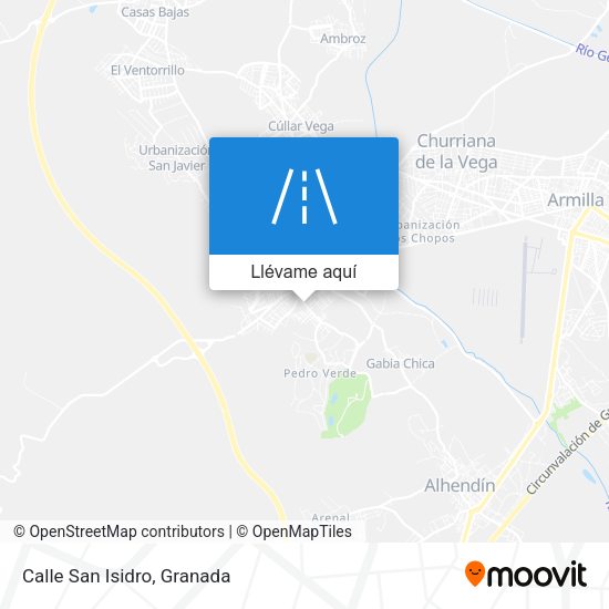 Mapa Calle San Isidro