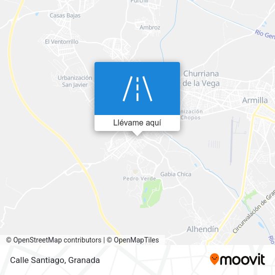 Mapa Calle Santiago
