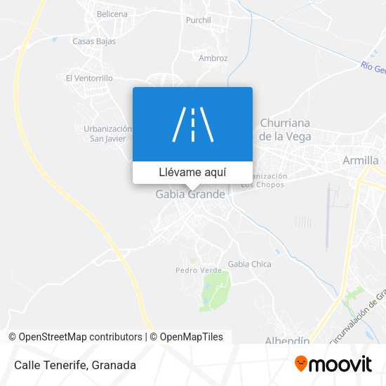Mapa Calle Tenerife