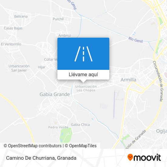 Mapa Camino De Churriana