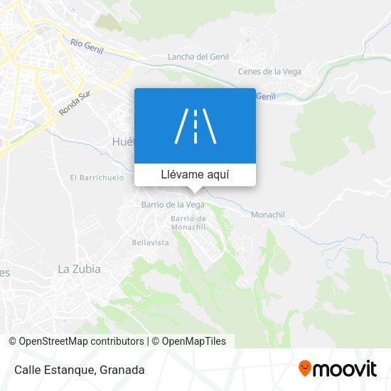 Mapa Calle Estanque
