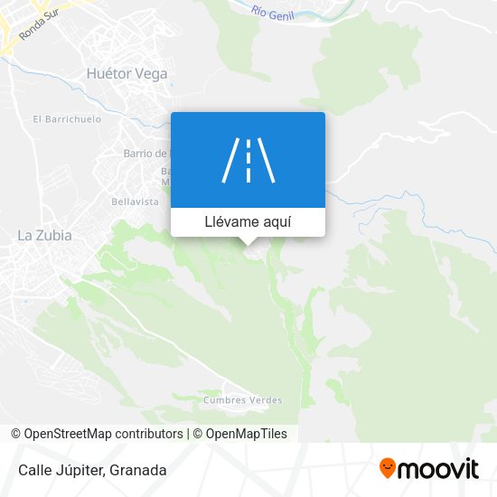 Mapa Calle Júpiter
