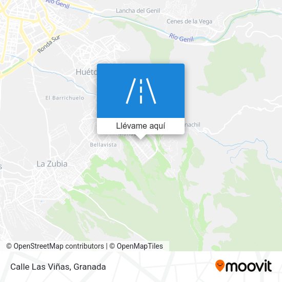 Mapa Calle Las Viñas