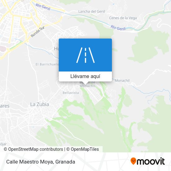 Mapa Calle Maestro Moya