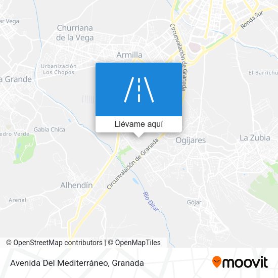 Mapa Avenida Del Mediterráneo