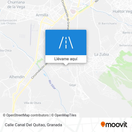 Mapa Calle Canal Del Quitao