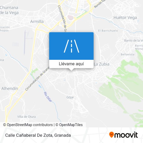 Mapa Calle Cañaberal De Zota