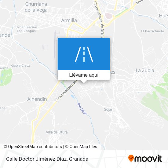 Mapa Calle Doctor Jiménez Díaz