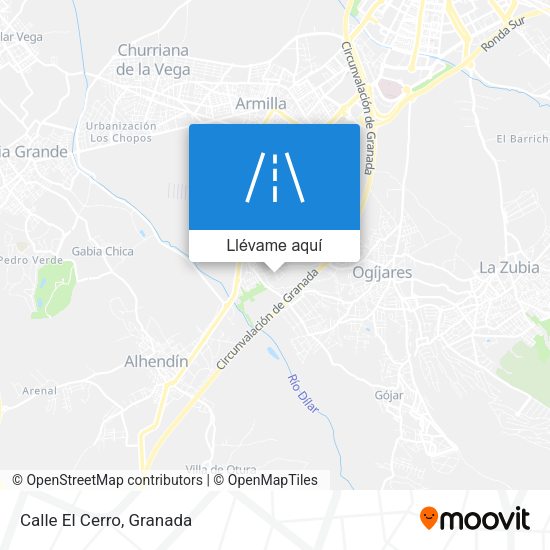 Mapa Calle El Cerro