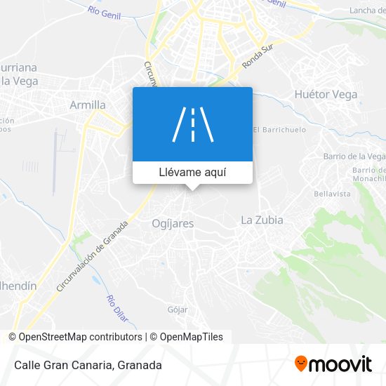 Mapa Calle Gran Canaria