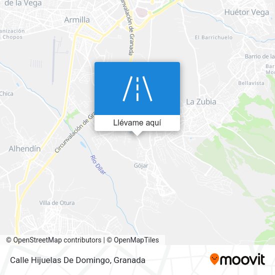 Mapa Calle Hijuelas De Domingo